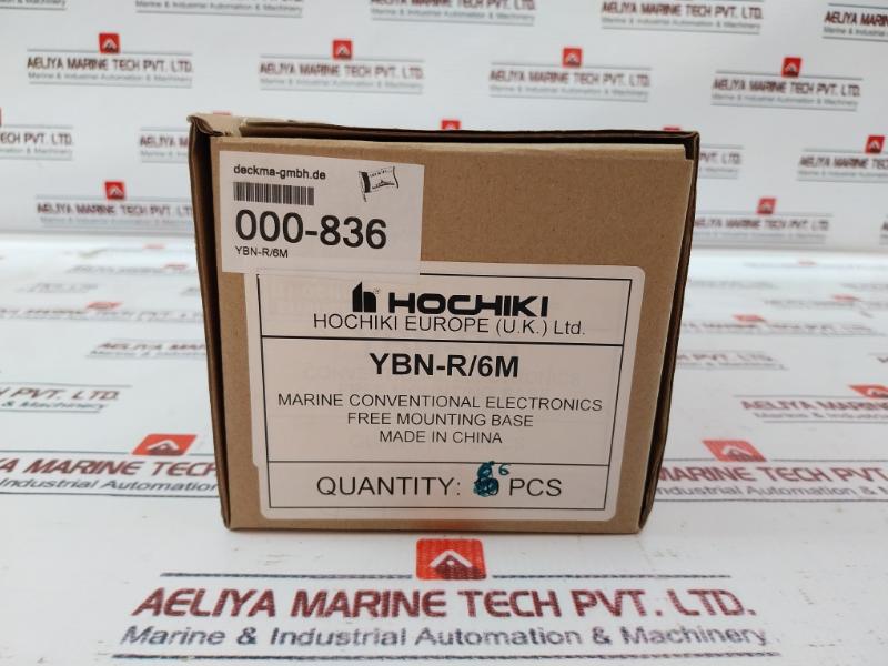 Hochiki Ybn-r/6m Marine Conventional Electronics Mounting Base 000-836