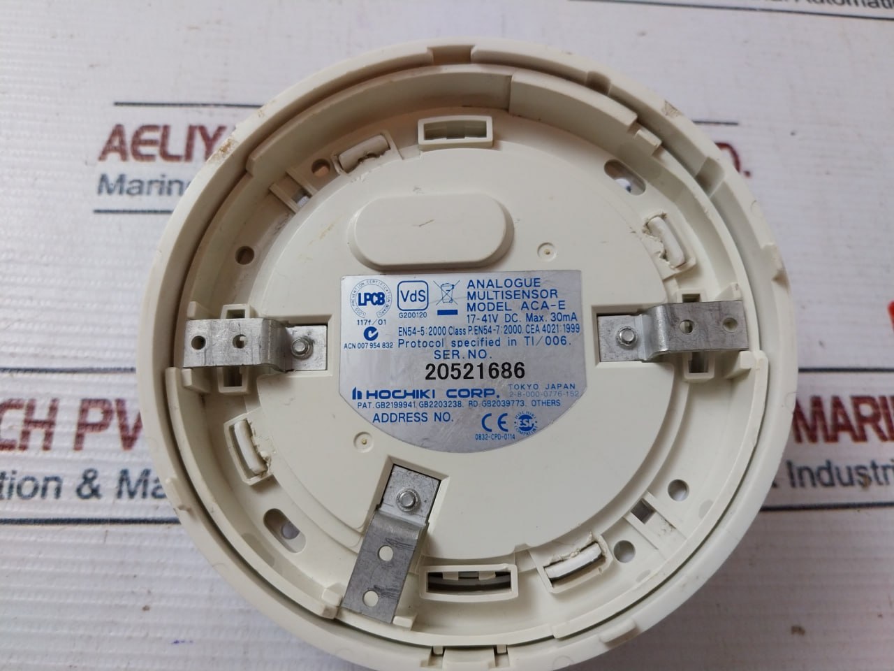 Hochiki Aca-e Analogue Addressable Multi Sensor Optical Heat Detector 17-41V Dc