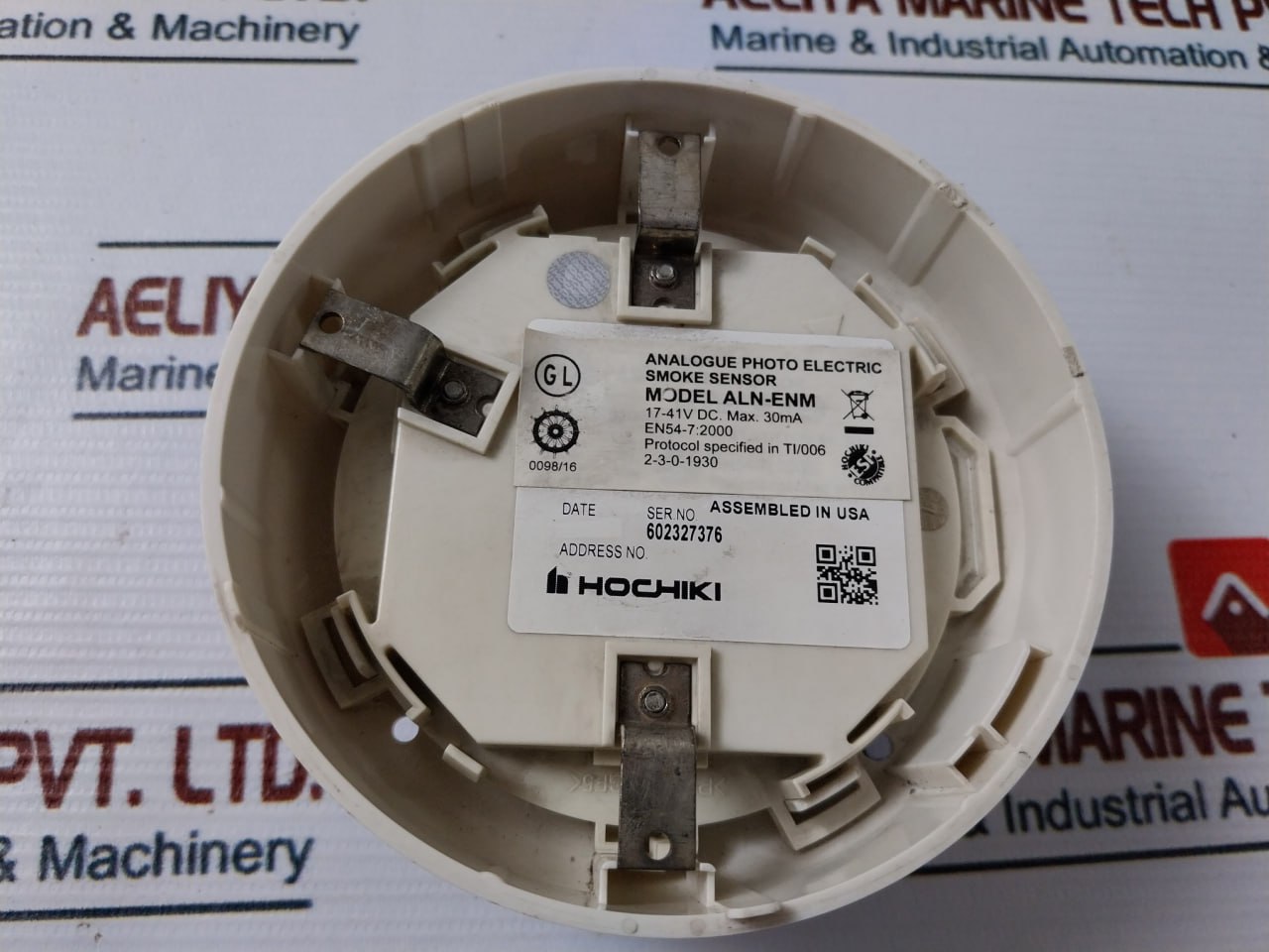 Hochiki Aln-enm Analogue Photo Electric Smoke Sensor 17-41V