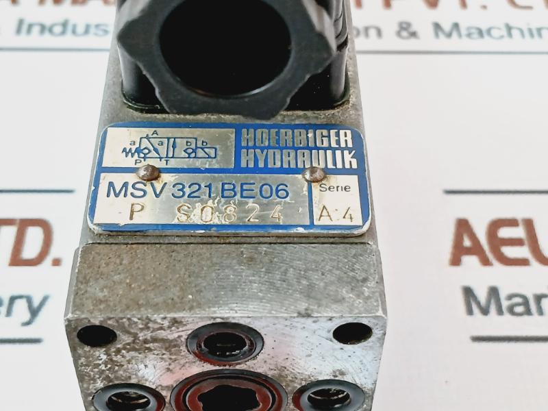 Hoerbiger Msv 321 Be06 Hydraulic Seat Valve With Emergency Control