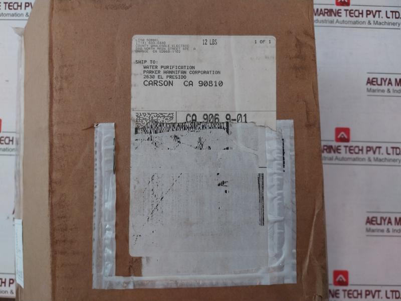 Hoffman A1287Jfgr Screw Cover Enclosure 20-1287, P3000 Ro Watermaker 4"X 12"X 8"