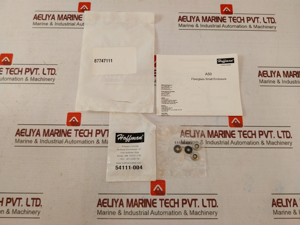 Hoffman A1287Jfgr Screw Cover Enclosure 20-1287, P3000 Ro Watermaker 4"X 12"X 8"