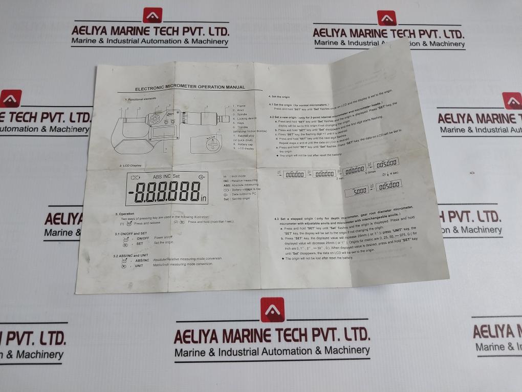 Hogetex Ip65 Electronic Outside Micrometer 150-175Mm 0.001Mm 150Mm