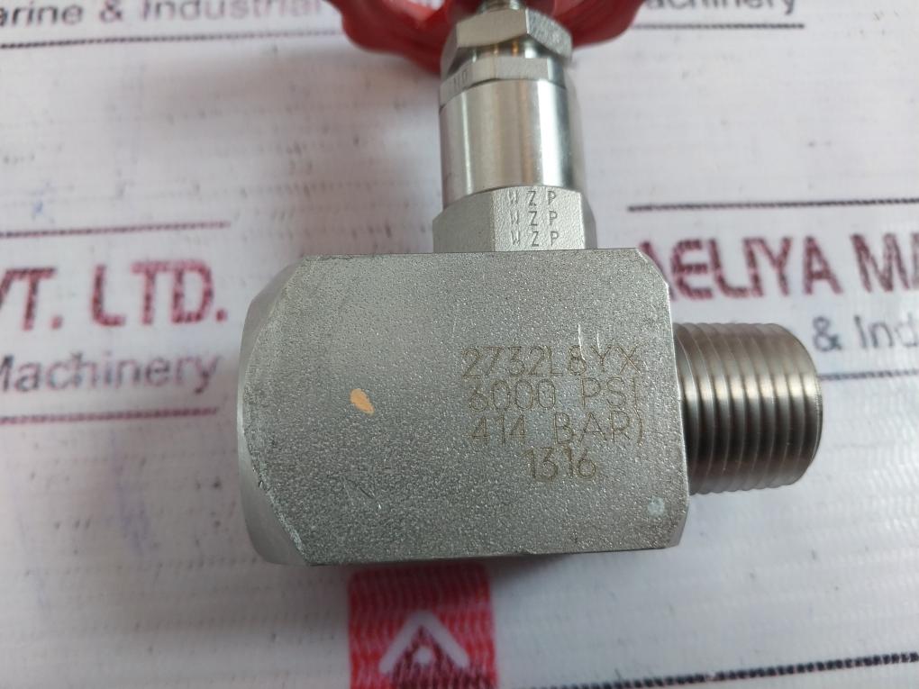 Hoke 2732L8Yx Needle Valve 3000 Psi 414 Bar