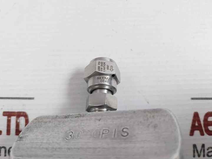 Hoke 6610M2Y Bleed Valve 6000 Psi (414 Bar)