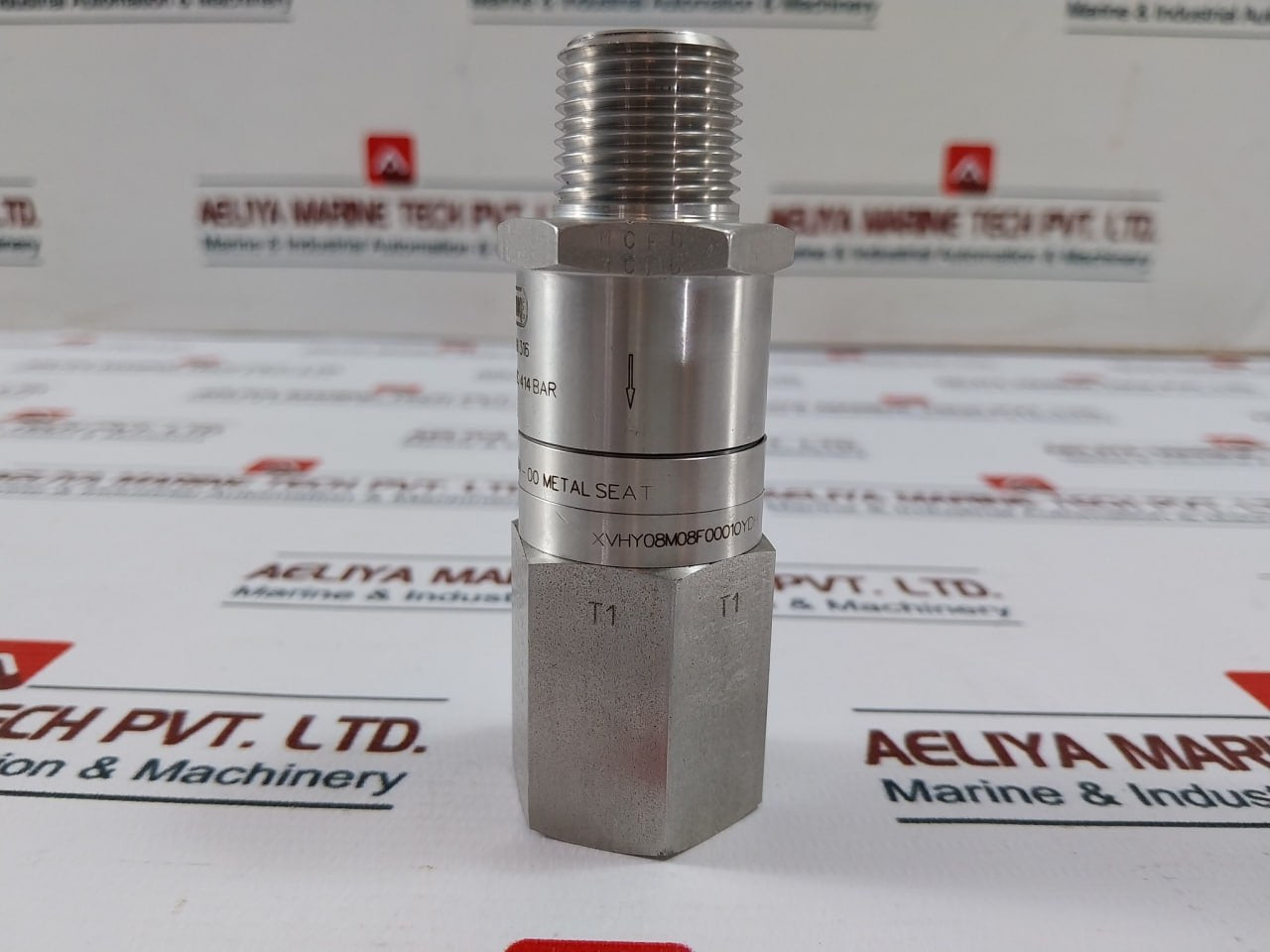 Hoke Xvh 316 Excess Flow Valve Xvhy08M08F00010Ydh 6000 Psig