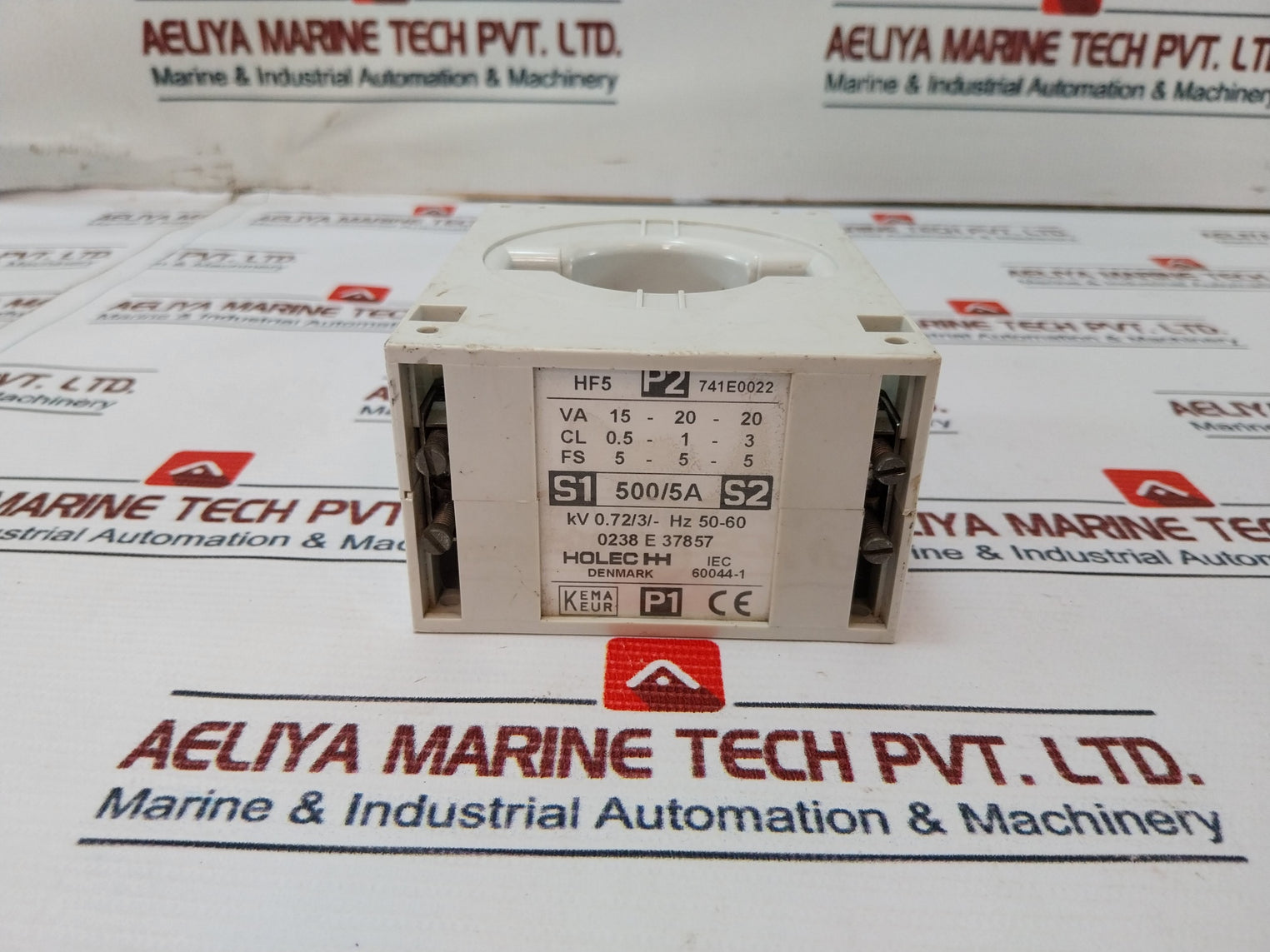 Holec Hf5 Current Transformer 500/5A, Kv 0.72/3/-hz 50-60