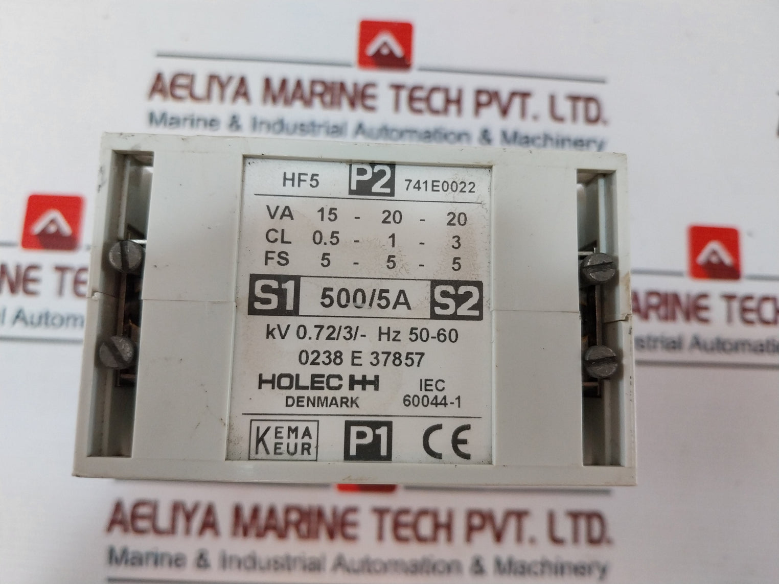 Holec Hf5 Current Transformer 500/5A, Kv 0.72/3/-hz 50-60