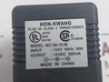 Hon-kwang D6-10-06 Plug In Class 2 Transformer 120V 60Hz 18W
