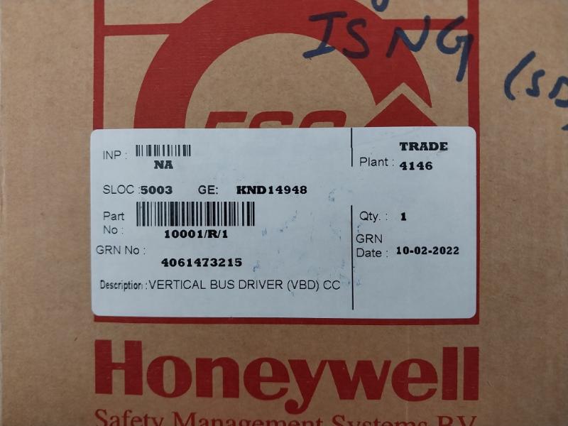 Honeywell 10001/R/1 Bus Driver Module 5Vdc 275Ma E168320