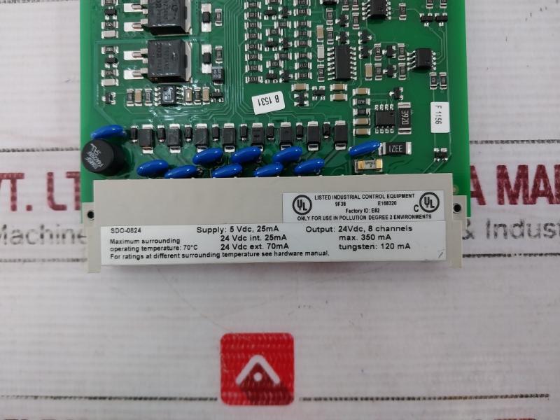 Honeywell 10201/2/1 Digital Output Module 8 Channels 24vdc E168320 Sms163c