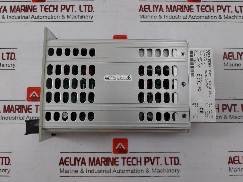 Honeywell 136-010875B Power Supply Converter 24Vdc Input 3.9A 5Vdc 12A