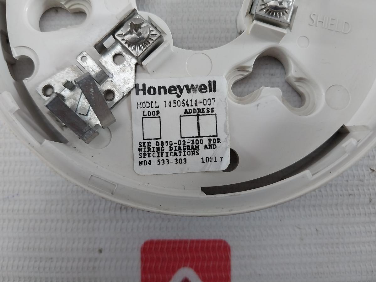 Honeywell 14506414-007 Smoke Detector Base B07-191-001