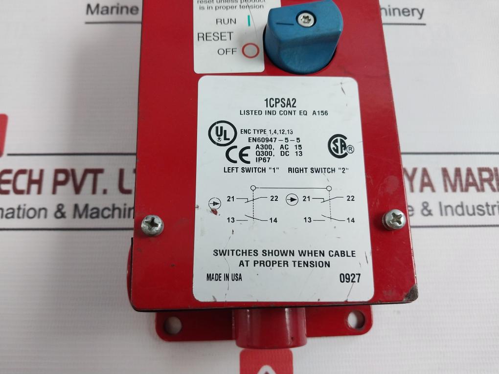 Honeywell 1Cpsa2 Cable Pull Switch Ip67