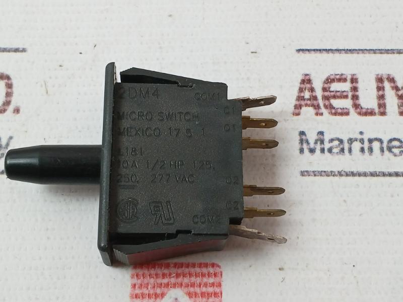 Honeywell 2Dm4 Micro Snap Action Switch L181 10A 1/2 Hp 125 250 277 Vac