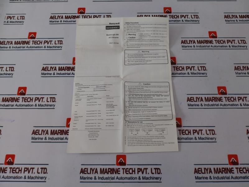 Honeywell 2Mlf-ad16A-cc Analog Input 16 Channel Module 50047030092