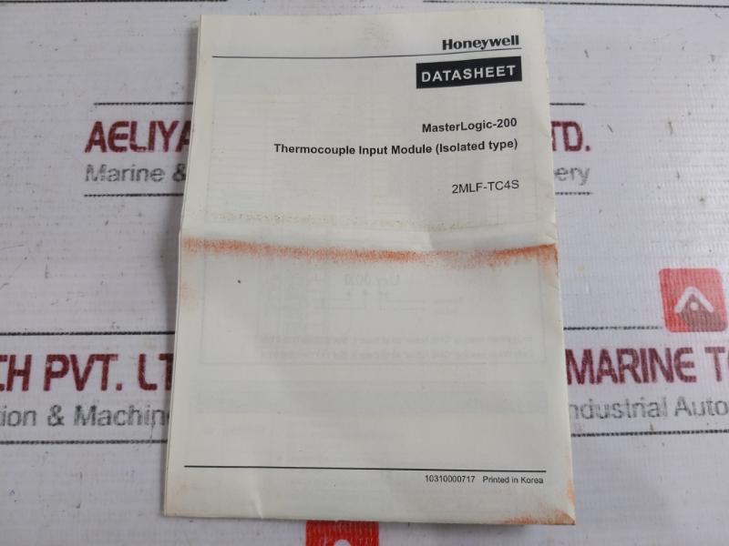 Honeywell 2Mlf-tc4S-cc Masterlogic-200 Thermocouple Input Module 4Chan Isol 94V