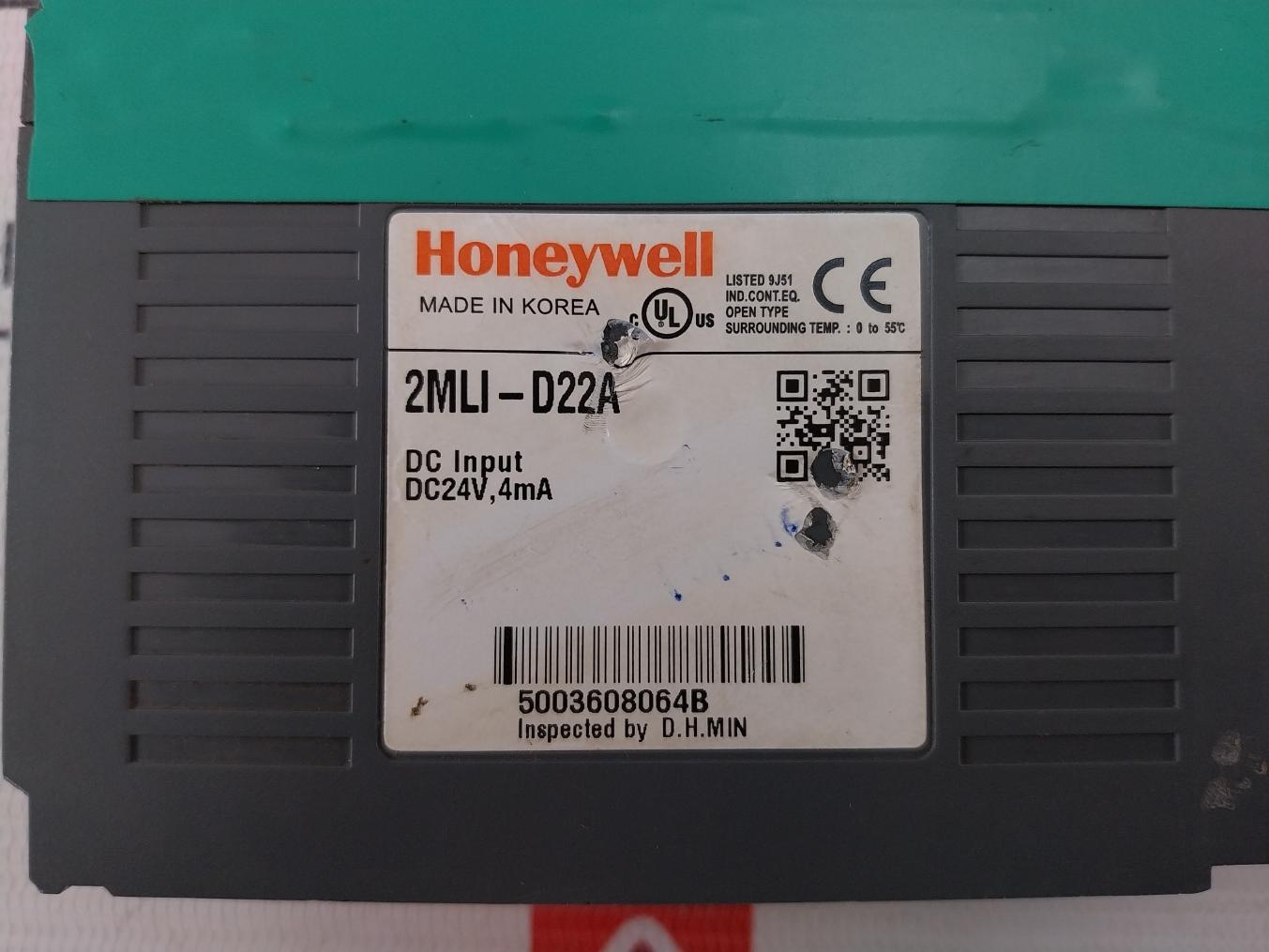 Honeywell 2Mli-d22A Dc Input Module 94V-0