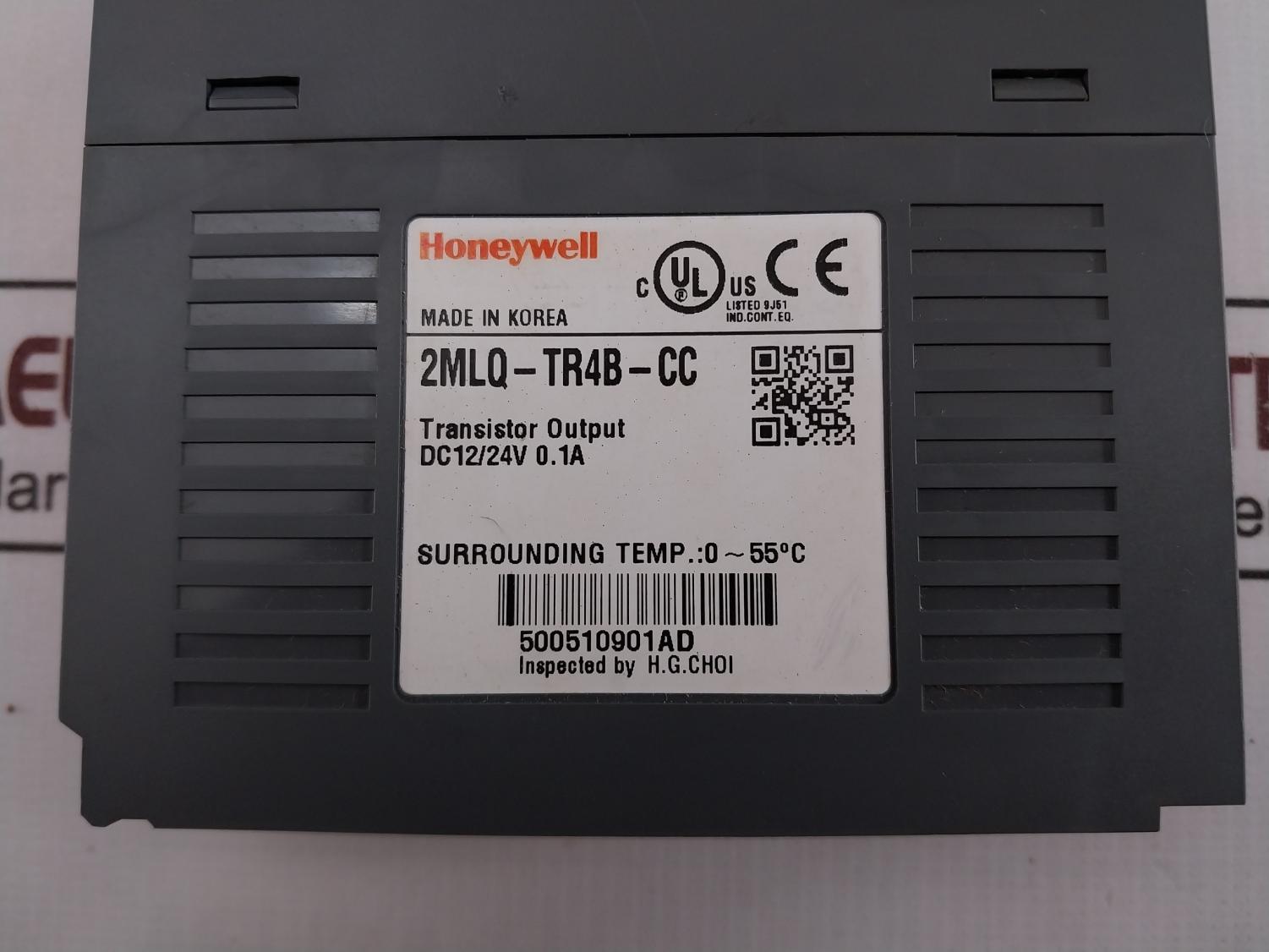 Honeywell 2Mlq-tr4B-cc Plc Transistor Output Module Dc12/24V 0.1A 0-55C