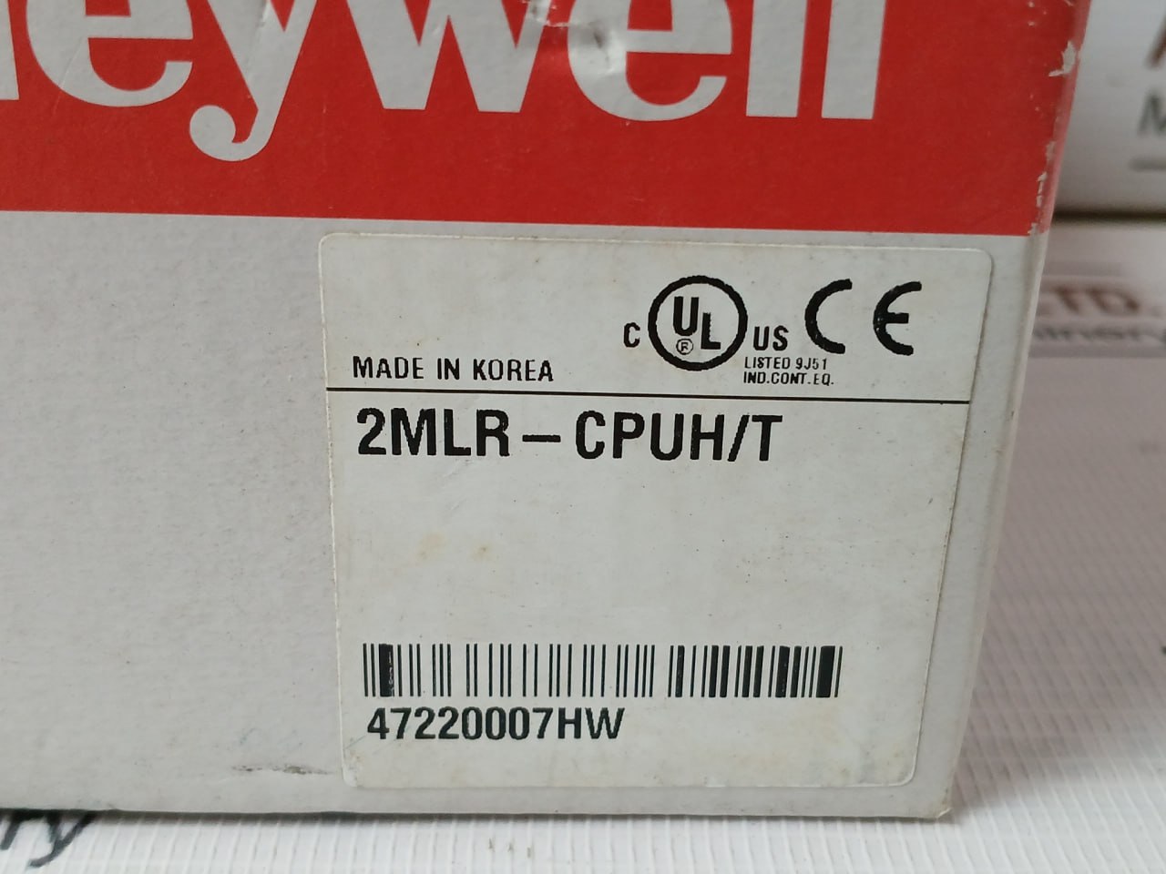 Honeywell 2Mlr-cpuh/T Plc Cpu Module Utp 128K Step, 131072 Points 0-55 C