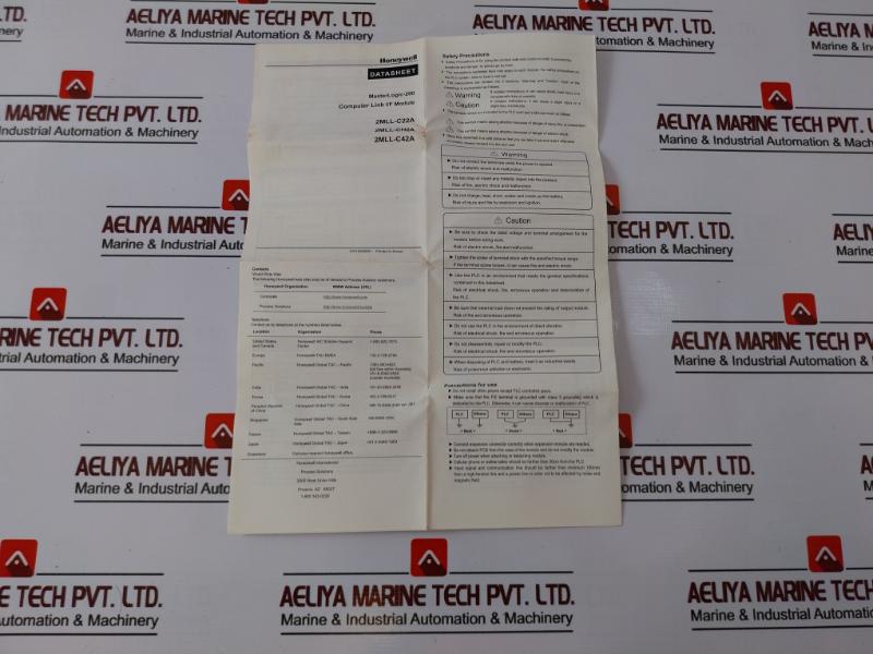 Honeywell 2mll-c42a Masterlogic-200 Plc Computer Link I/f Module
