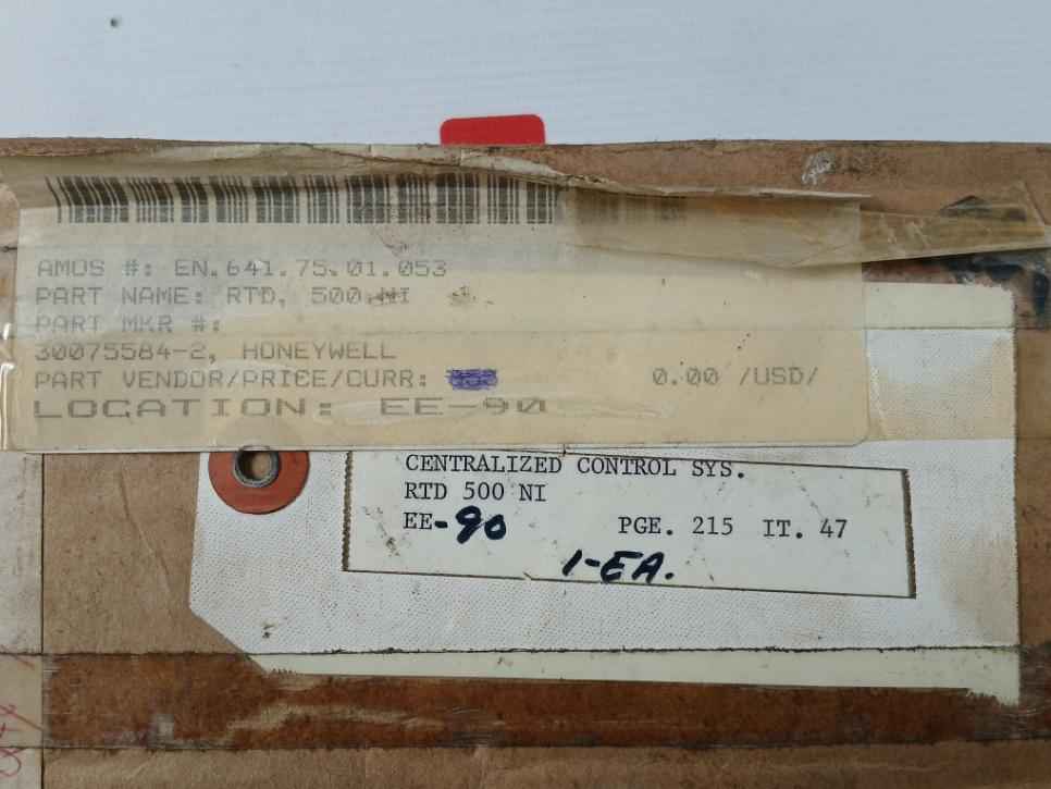 Honeywell 30075584-2 Rtd Sensor Probe