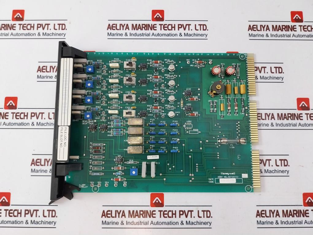 Honeywell 30734772-002 Auxiliary Alarm With Relay Board Pwb C-aa201