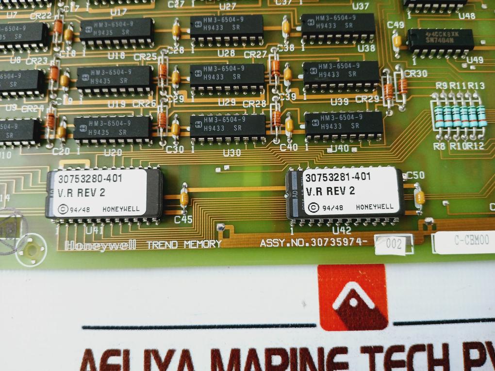 Honeywell 30735974-002 Trend Memory Card 30735973-001 V.R Rev 2
