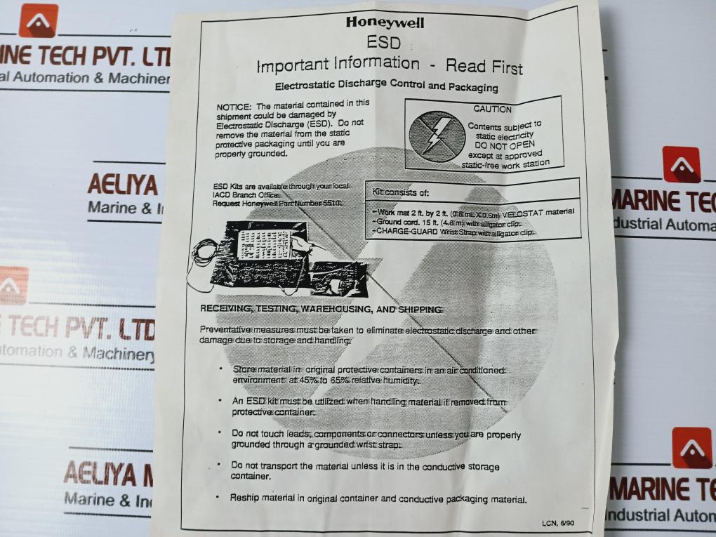 HONEYWELL 30751044-008 Controller II Rom 94V-0 Rev.1