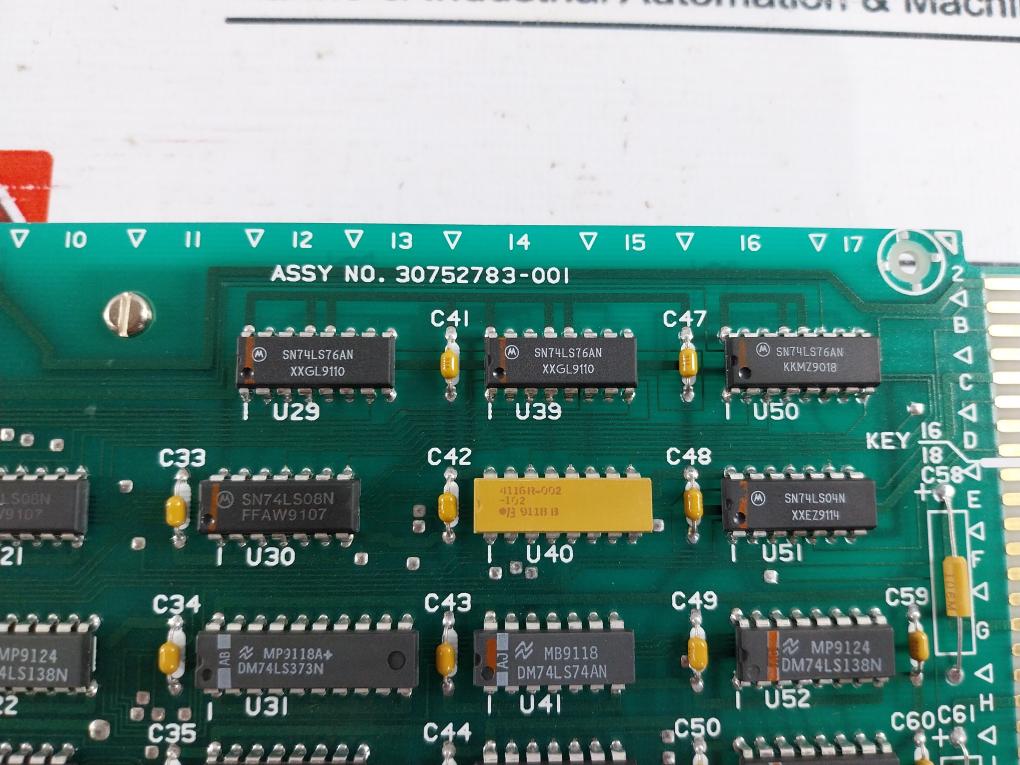 Honeywell 30752783-001 Battery Test Card
