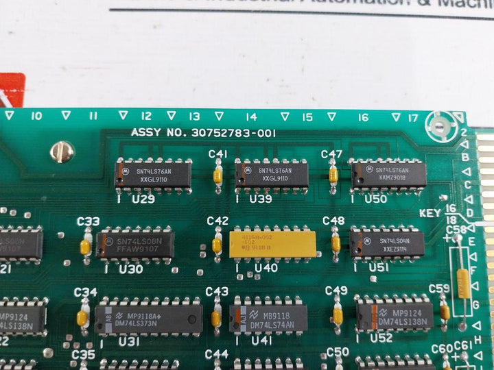 Honeywell 30752783-001 Battery Test Card