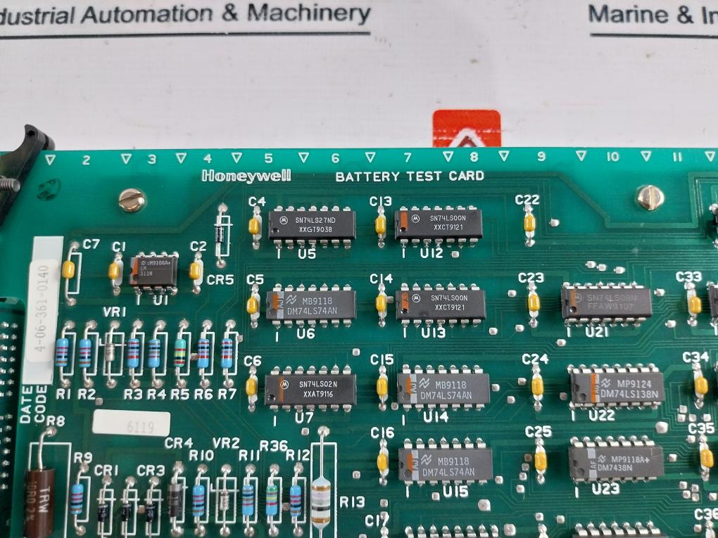 Honeywell 30752783-001 Battery Test Card