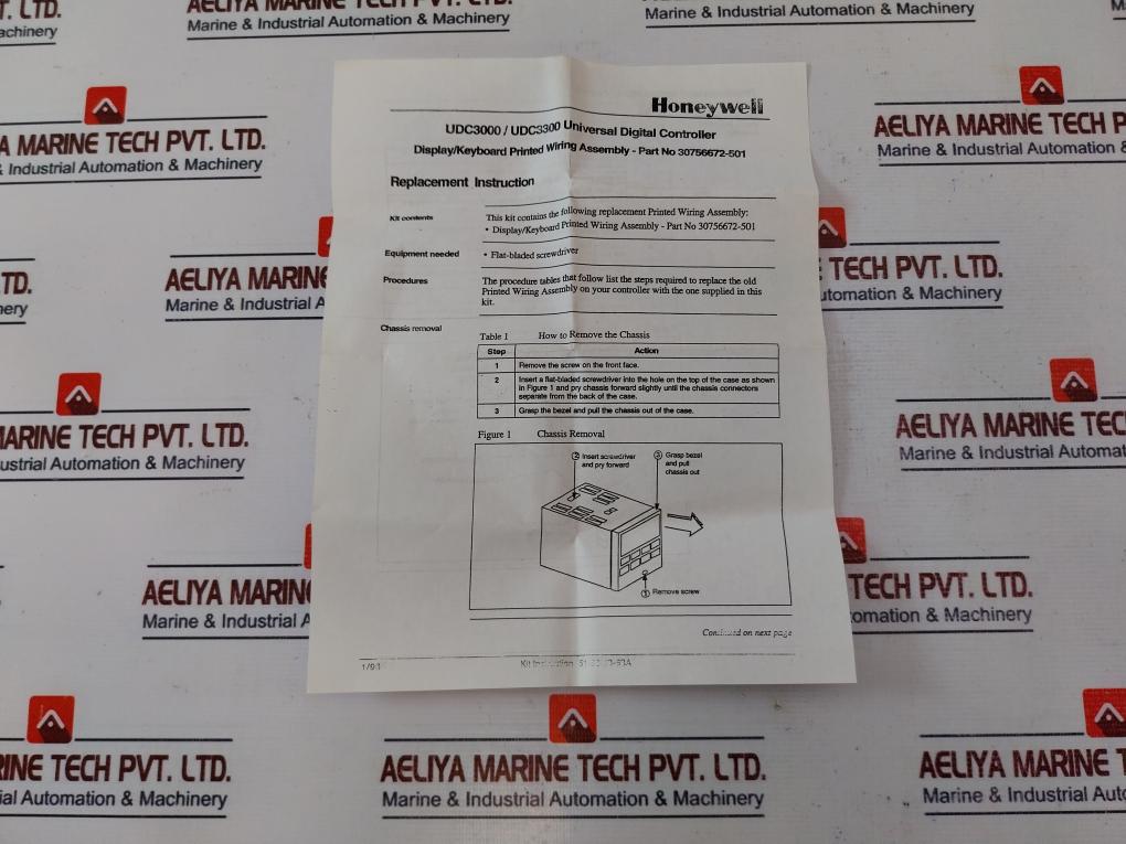 Honeywell 30756672-001 Udc3000 Universal Digital Controller