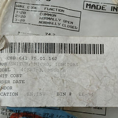Honeywell 40Fr1-3 Magnetic Field Sensor