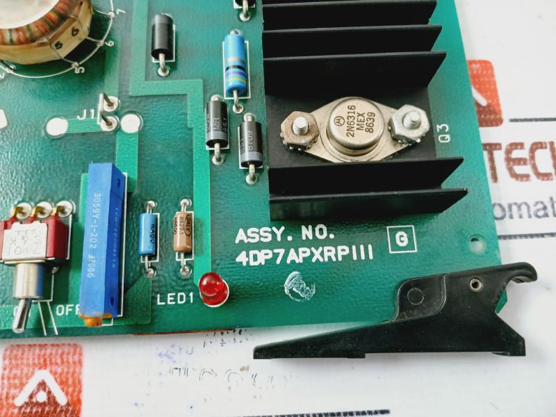 Honeywell 4dp7apxrp111 Rtd Power Supply Board