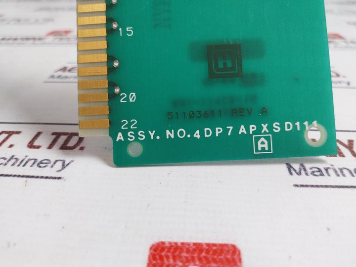 Honeywell 4DP7APXSD111 Signal Conditioner Feed TH, 51103611-100, Rev A