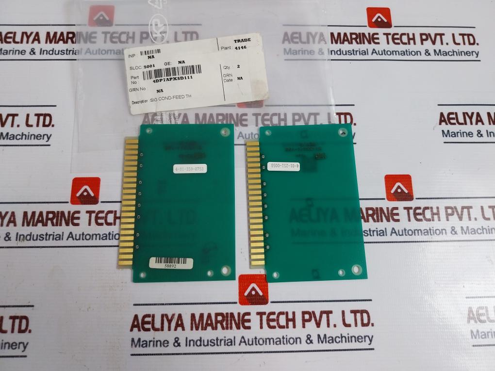 Honeywell 4DP7APXSD111 Signal Conditioner Feed TH, 51103611-100, Rev A