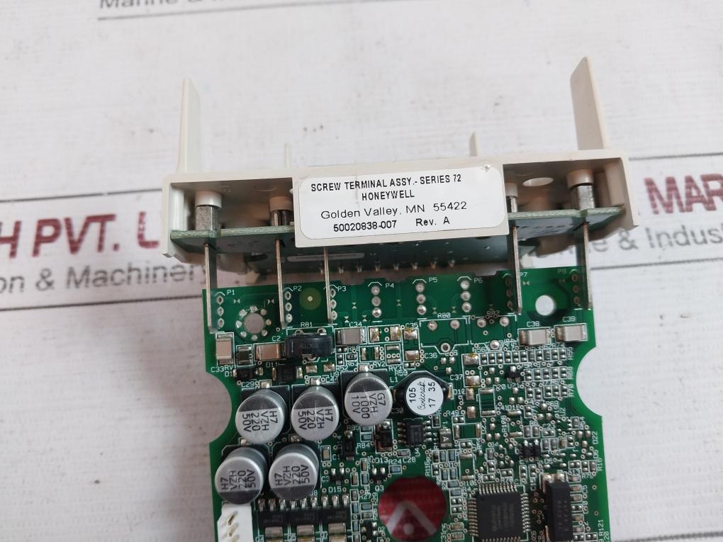 Honeywell 50001890-009 Pcb Mount Board Screw Terminal Assembly 50020838