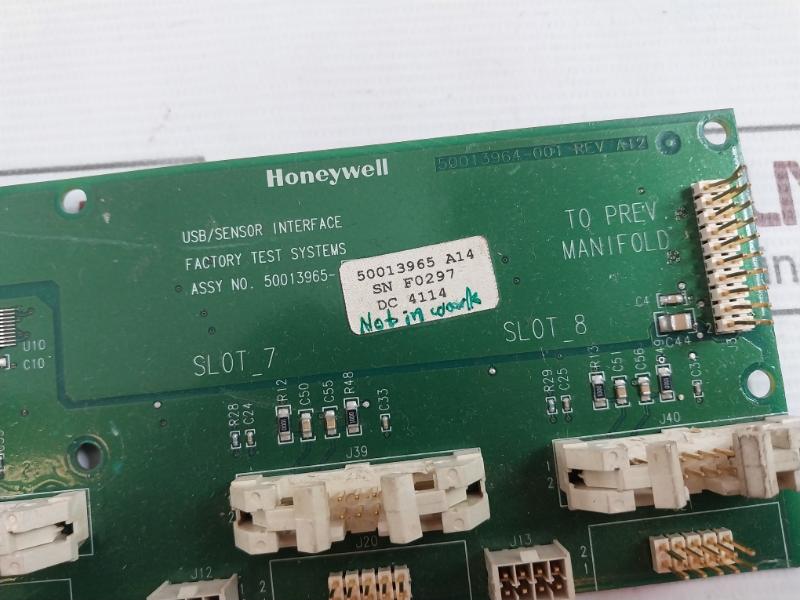 Honeywell (50013964-001 A12) Pcb For Usb/Sensor Interface Factory Test System 130C