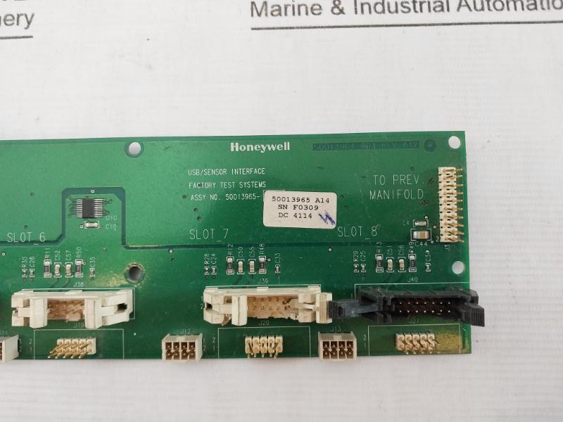 Honeywell 50013964-001 Pcb For Usb/Sensor Interface Factory Test System 50013965