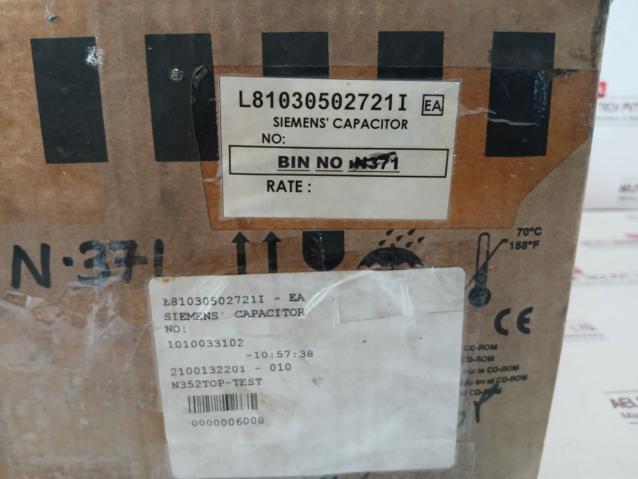 Siemens 6Se7025-0Tp87-2Dd0 Motion Control Capacitor Module For Power Buffering