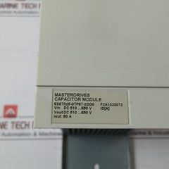 Siemens 6Se7025-0Tp87-2Dd0 Motion Control Capacitor Module For Power Buffering