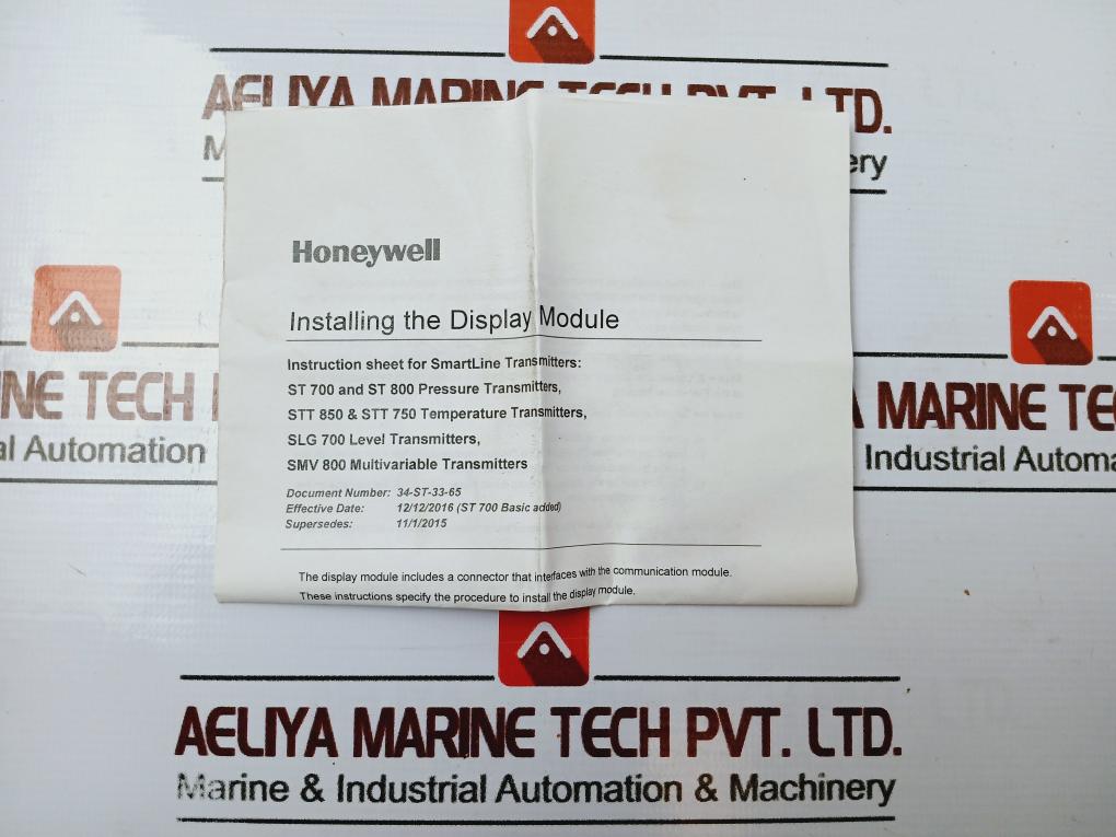 Honeywell 50065674-701 Smartline Basic Indicator Basic Display 50049911-01