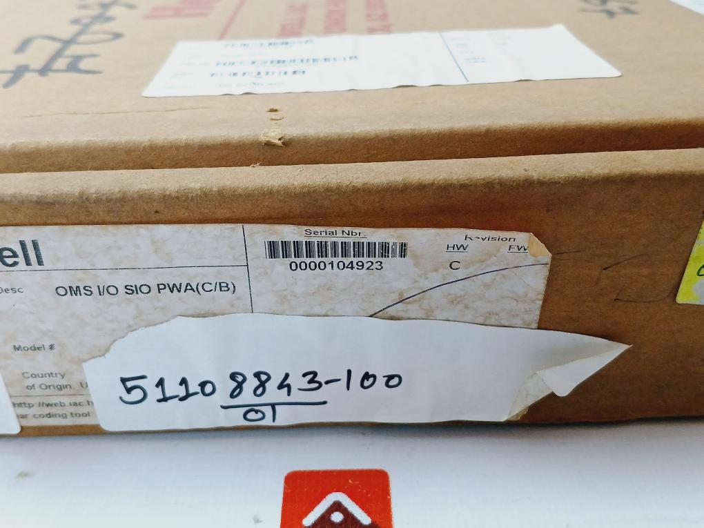 Honeywell 51108843-100 Input/Output Process Card Sio Pwa(C/B) Rev.C