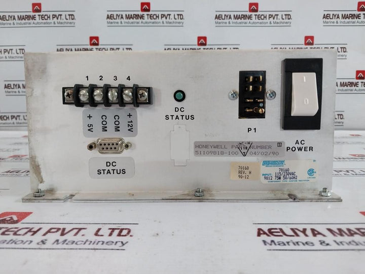 Honeywell 51109818-100 Power Supply Unit 115/230Vac 75W 50/60Hz