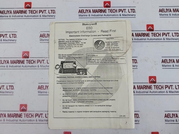 Honeywell 51109818-100 Power Supply Unit 115/230Vac 75W 50/60Hz