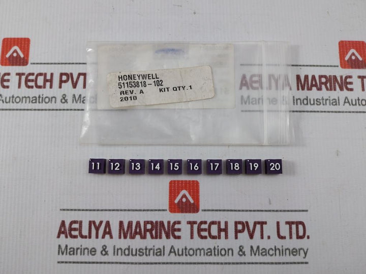 Honeywell 51153818-102 Blue/Violet Jumpers Kit Rev A
