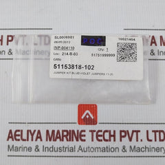 Honeywell 51153818-102 Blue/Violet Jumpers Kit Rev A