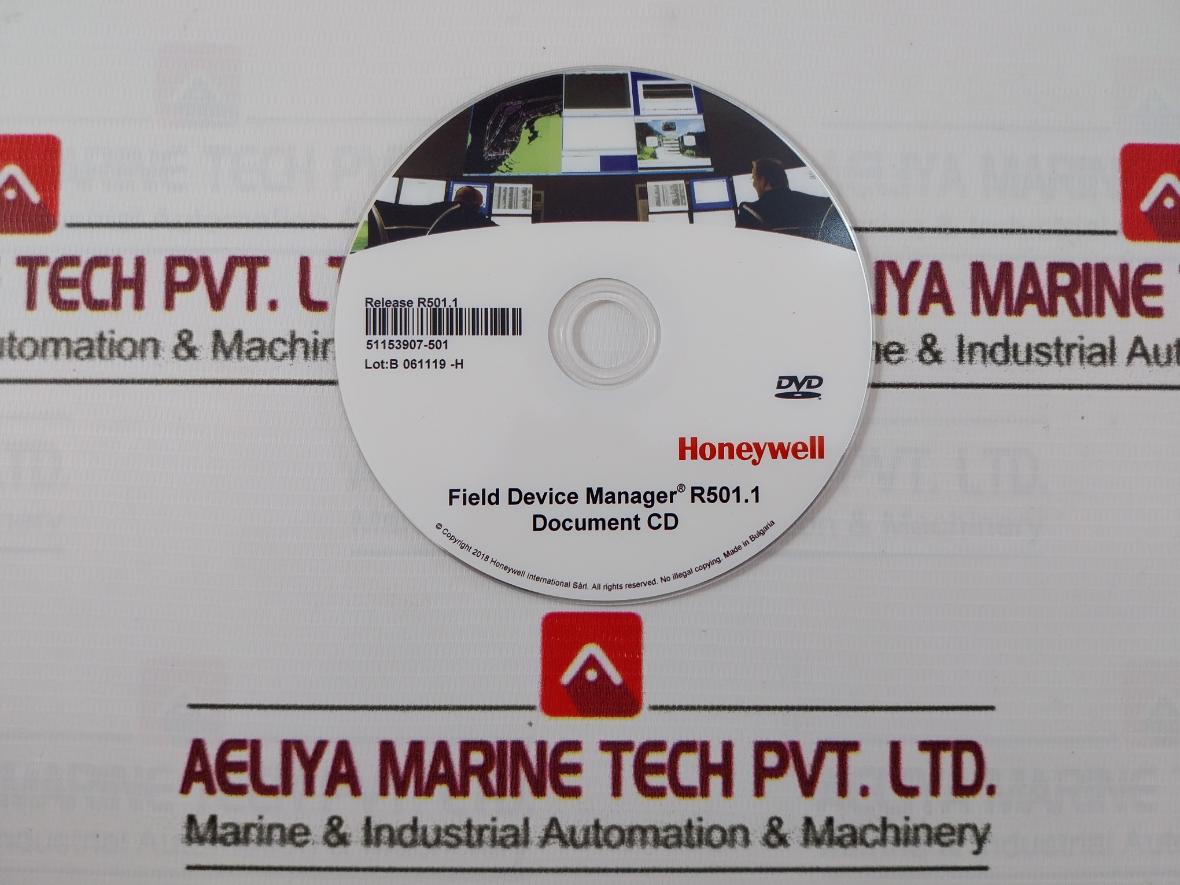 Honeywell 51153904-501 Field Device Manager Release R501.1 Dvd Set
