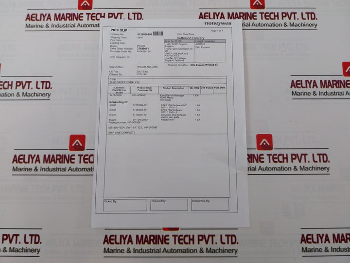 Honeywell 51153904-501 Field Device Manager Release R501.1 Dvd Set